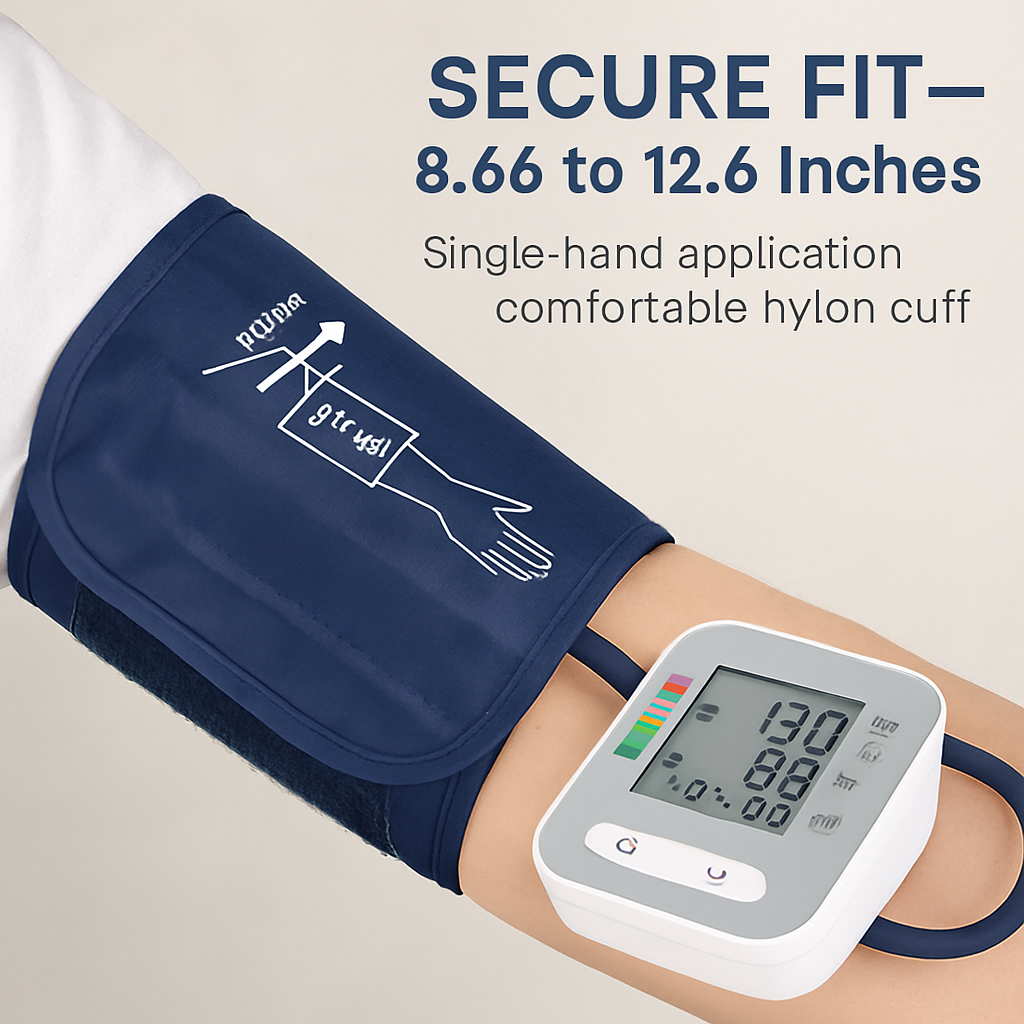 Arm Blood Pressure Monitor with Voice Broadcast