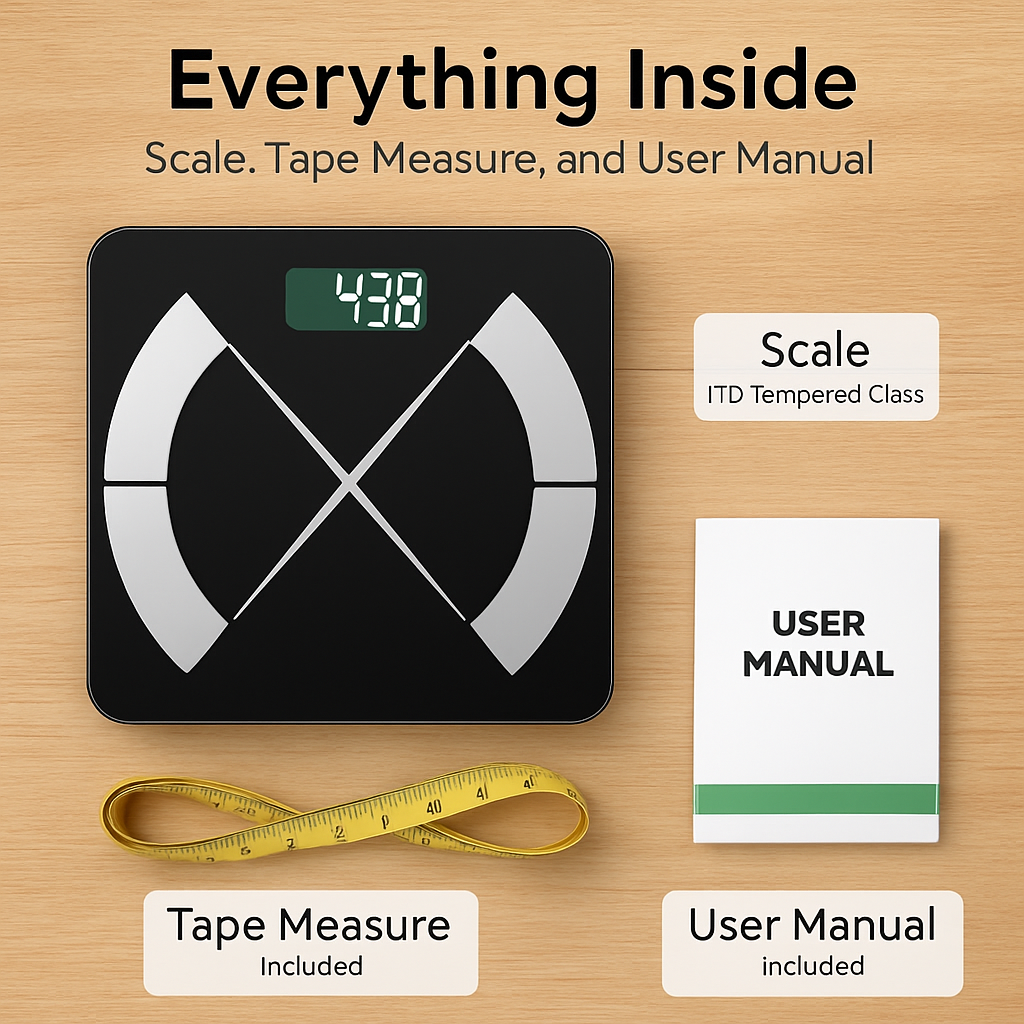 Body Composition Scale for Home Health Tracking