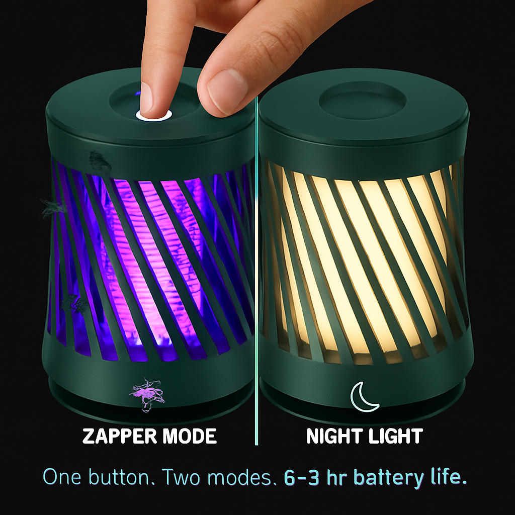 Rechargeable Mosquito Killer Lamp with Night Light