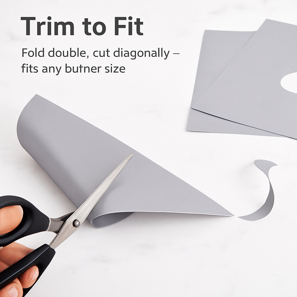 Stovetop Burner Protector Liners for Reusable Nonstick