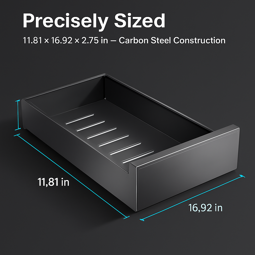 Pull-Out Cabinet Organizer with Slide-Out Drawer