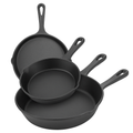 Cast Iron Skillet Set for Everyday Cooking