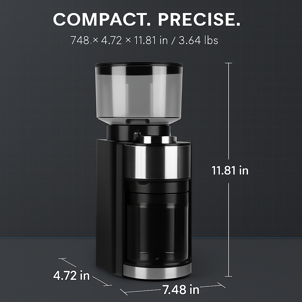 Conical Burr Coffee Grinder for Home Use