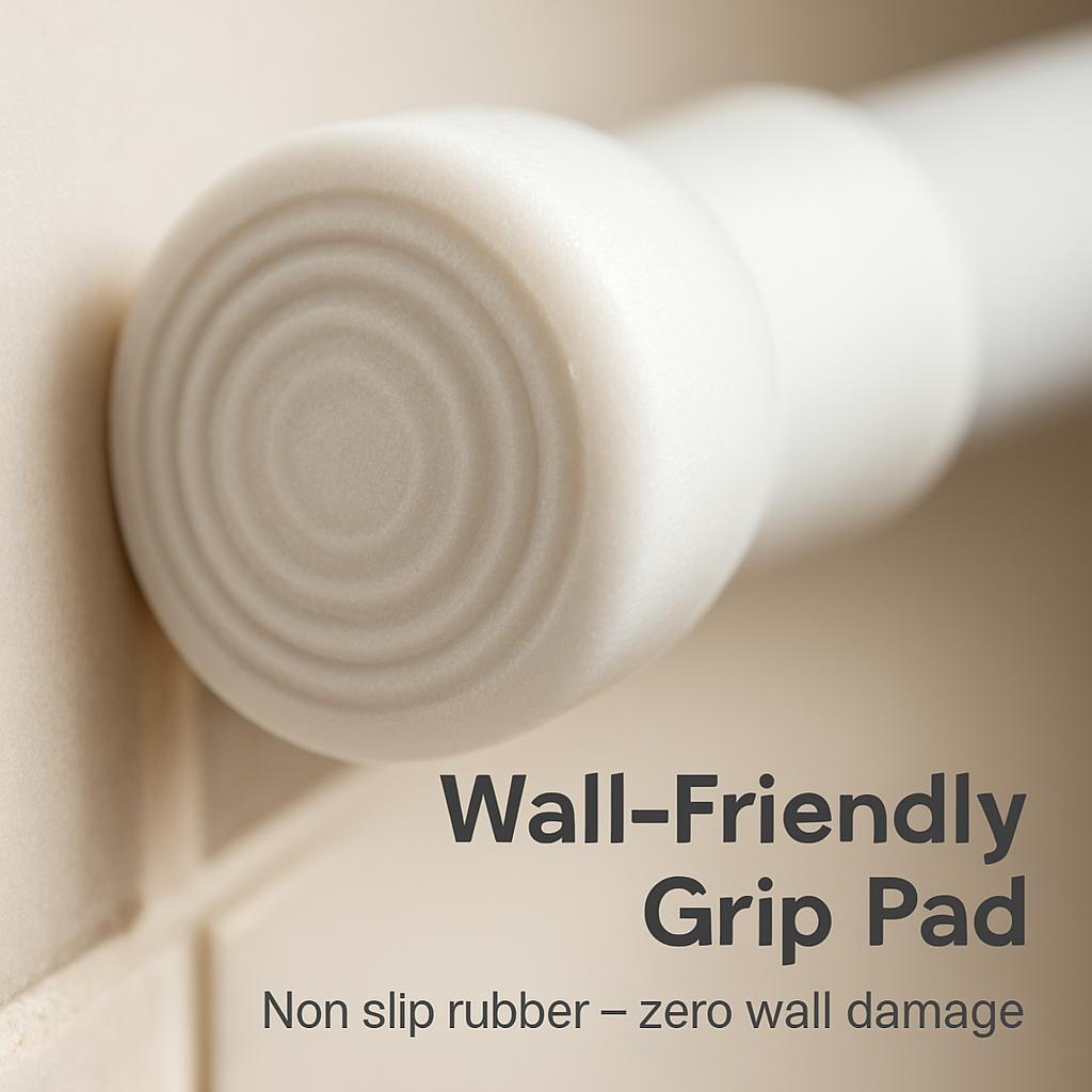 Tension Curtain Rod Extendable for Easy Home Use