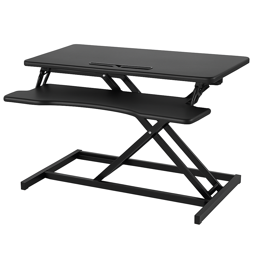 Height Adjustable Standing Desk Converter for Dual Monitors