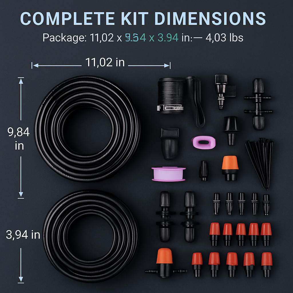 Drip Irrigation Kit for Garden and Patio