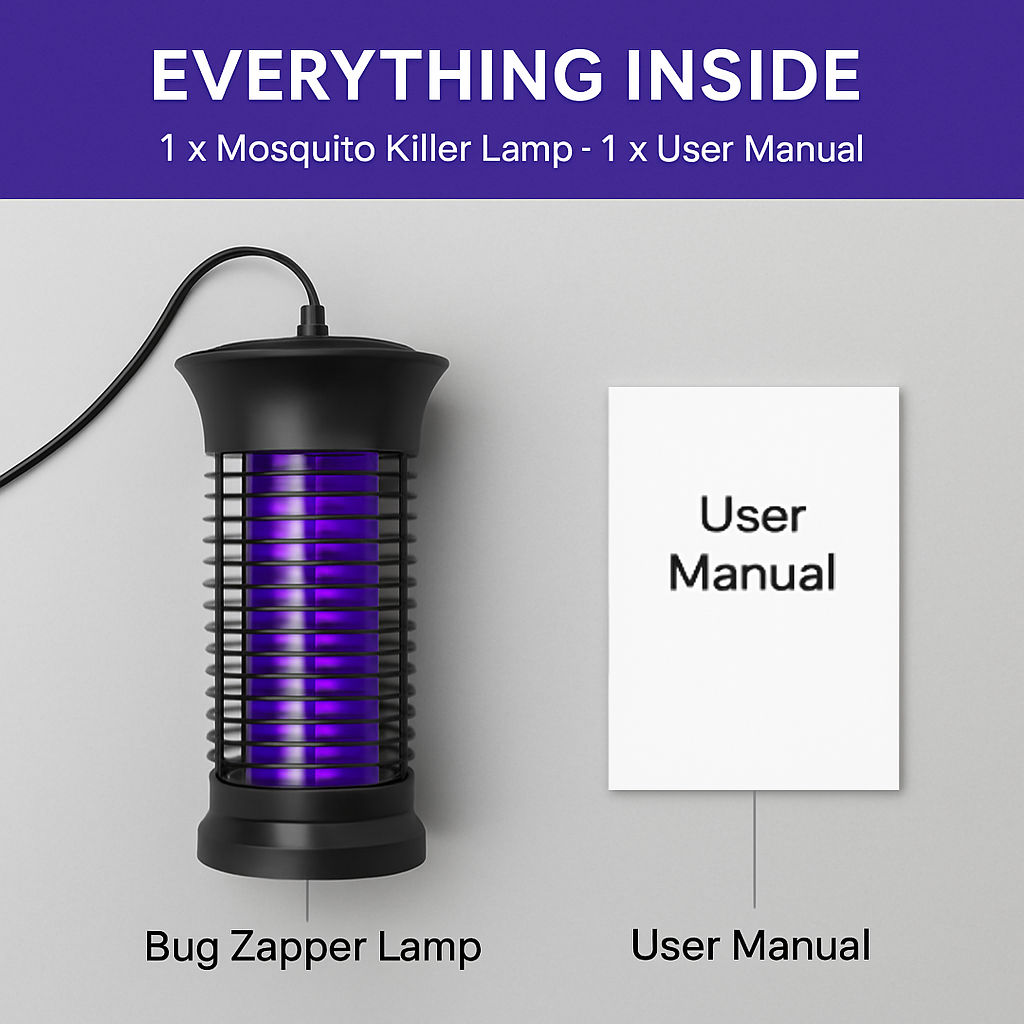 Electric Bug Zapper Mosquito Killer UV Lamp