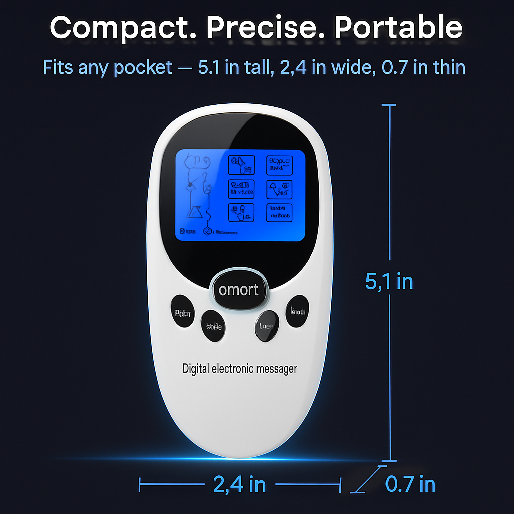 Electric Muscle Stimulator Dual Channels Massager