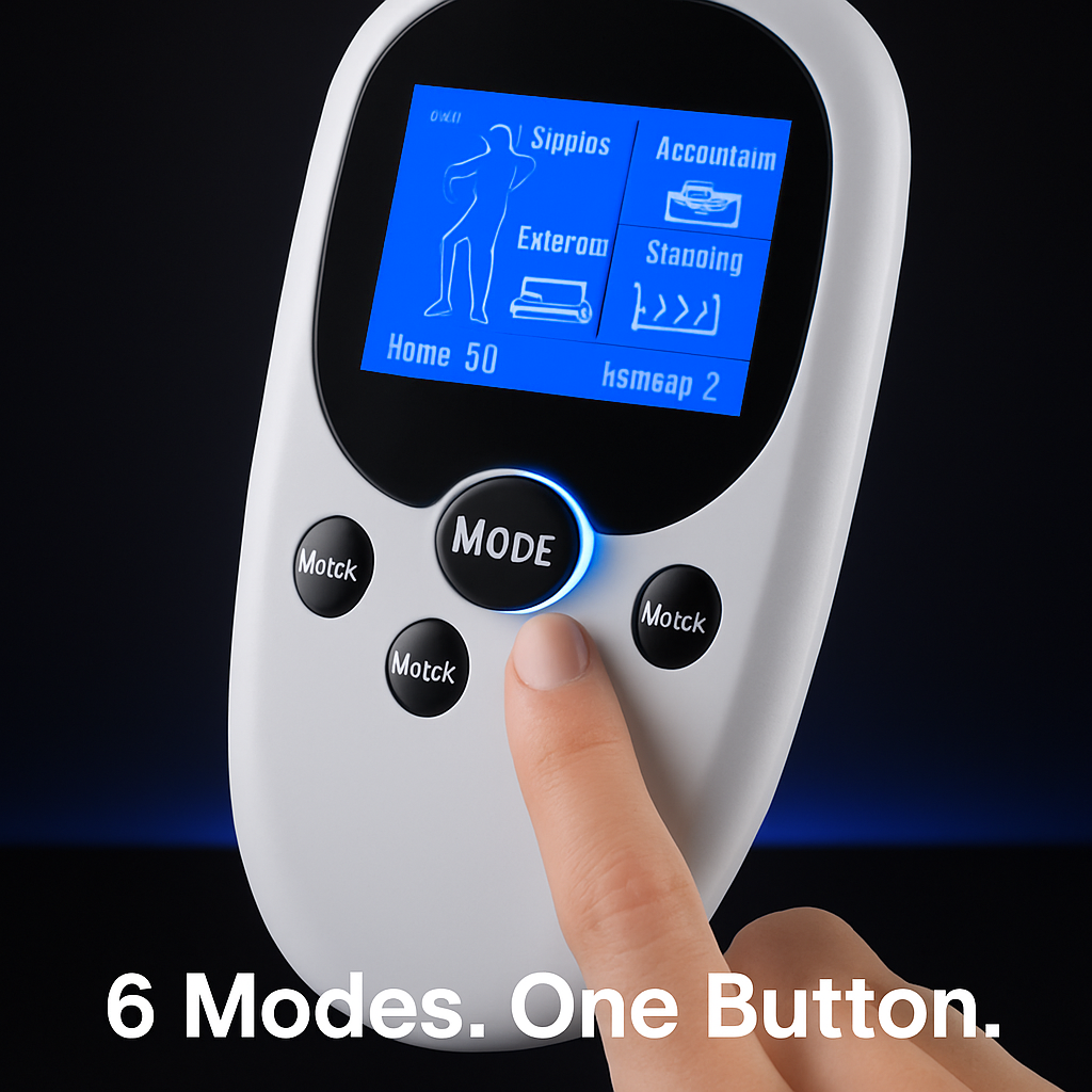 Electric Muscle Stimulator Dual Channels Massager