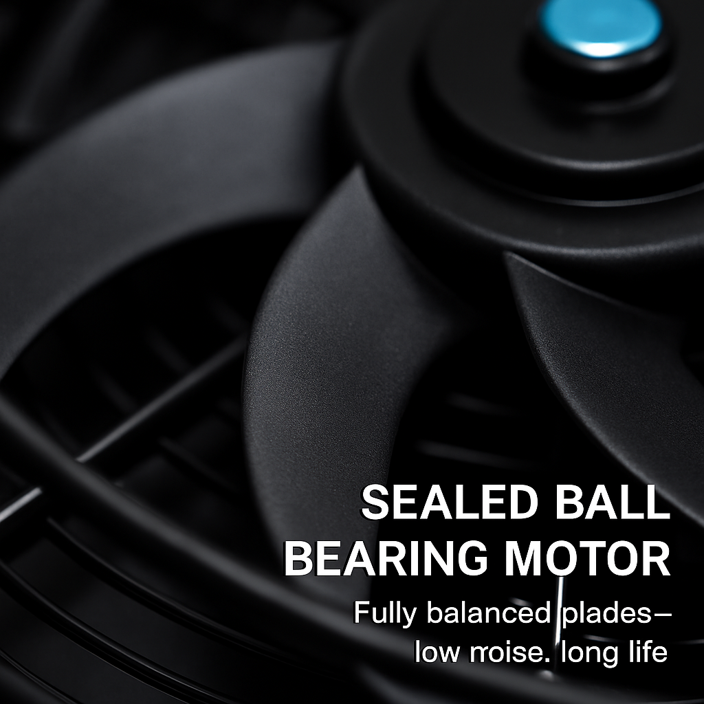 Radiator Cooling Fan for Vehicles with High Airflow