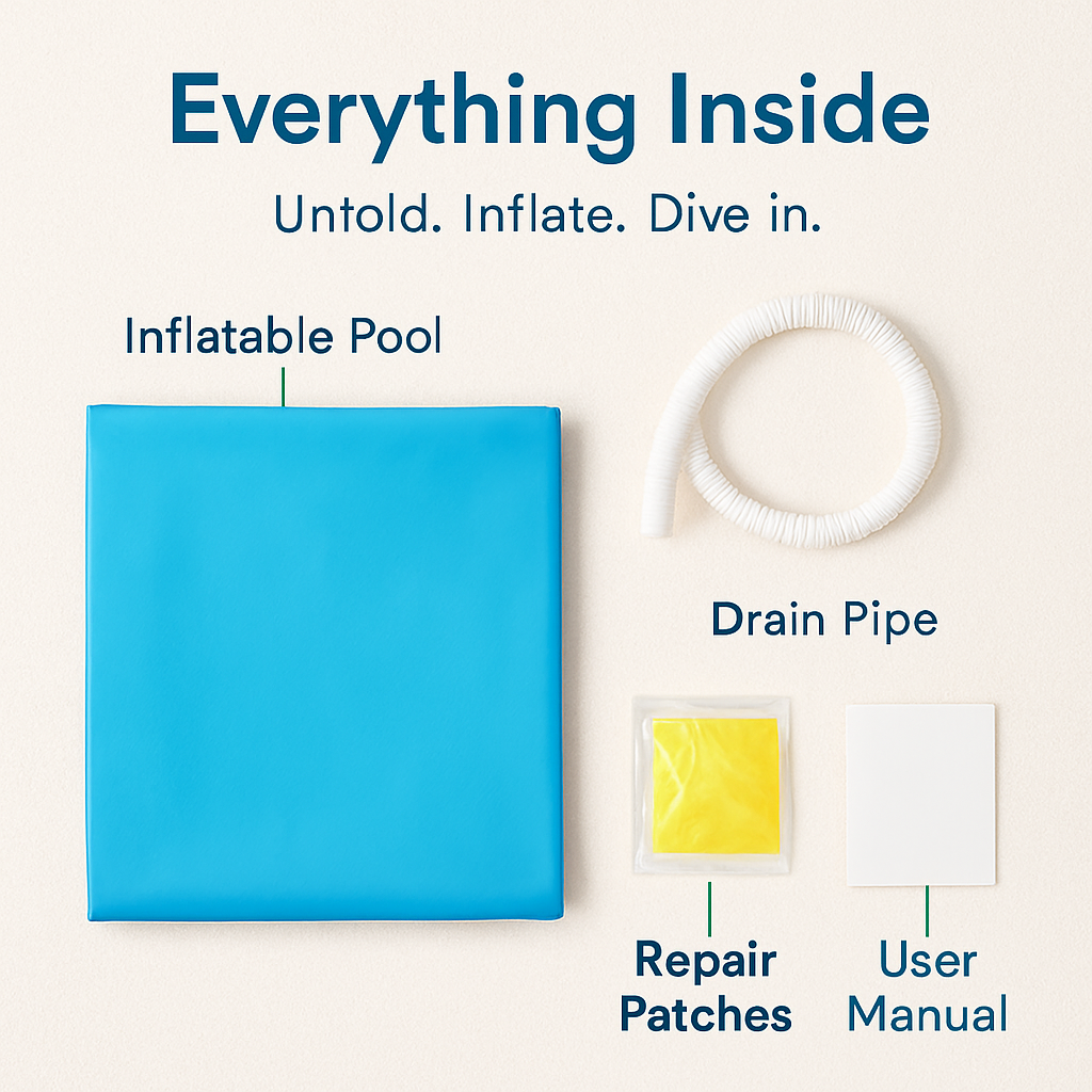 Inflatable Swimming Pool for Family Fun and Kids