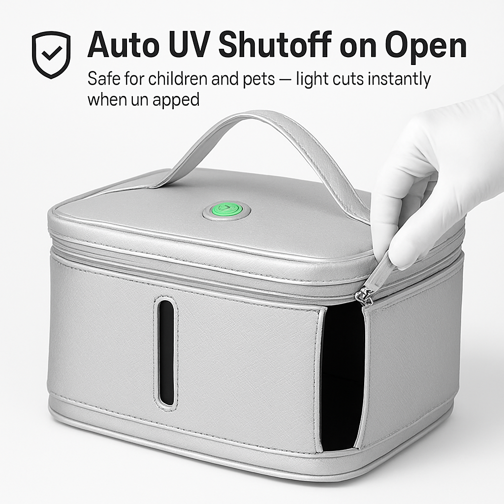 Foldable UV Disinfection Bag Portable UV-C Cleaner
