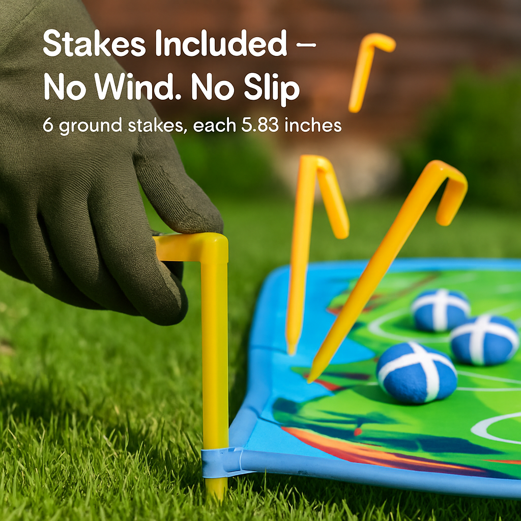 Casual Golf Game Set with Mat Balls and Storage Bag