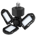 Deformable LED Garage Light with Adjustable Heads