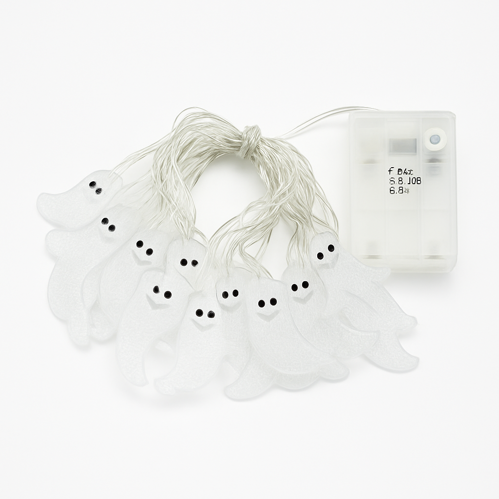 Halloween Ghost String Lights for Parties and Home Decor
