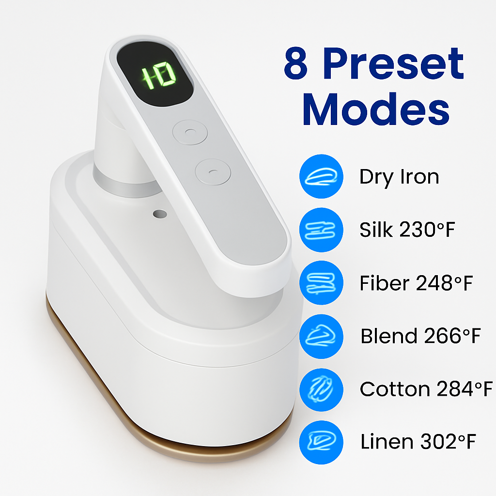 Handheld Steamer with 180° Rotatable Handle