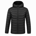 Heated Jacket - Lightweight Hooded Coat for Winter Warmth
