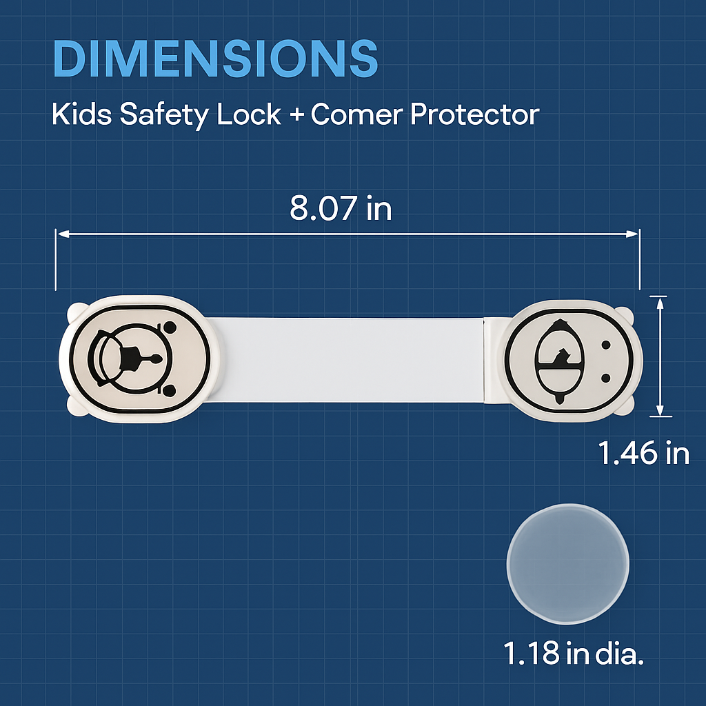 Kids Safety Locks with Corner Protectors