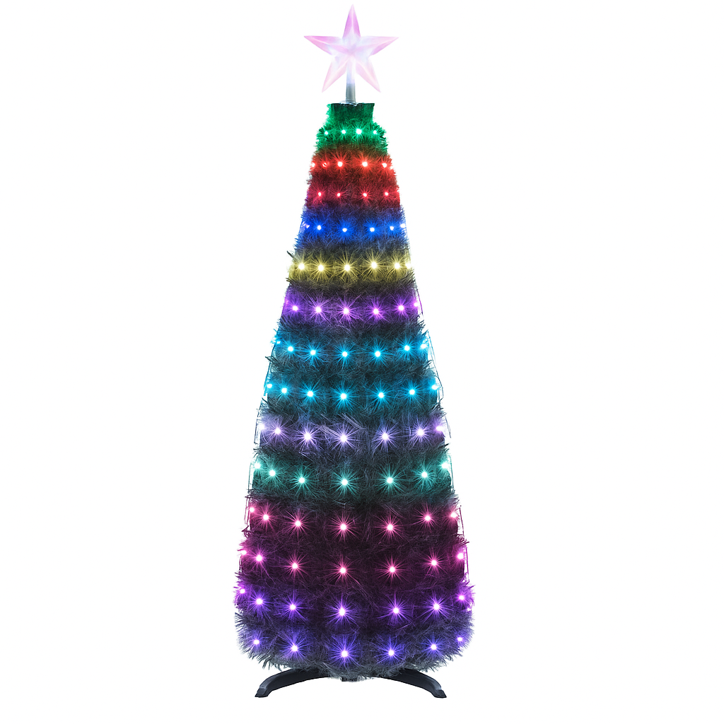 Collapsible Christmas Tree Lights with Remote App Control