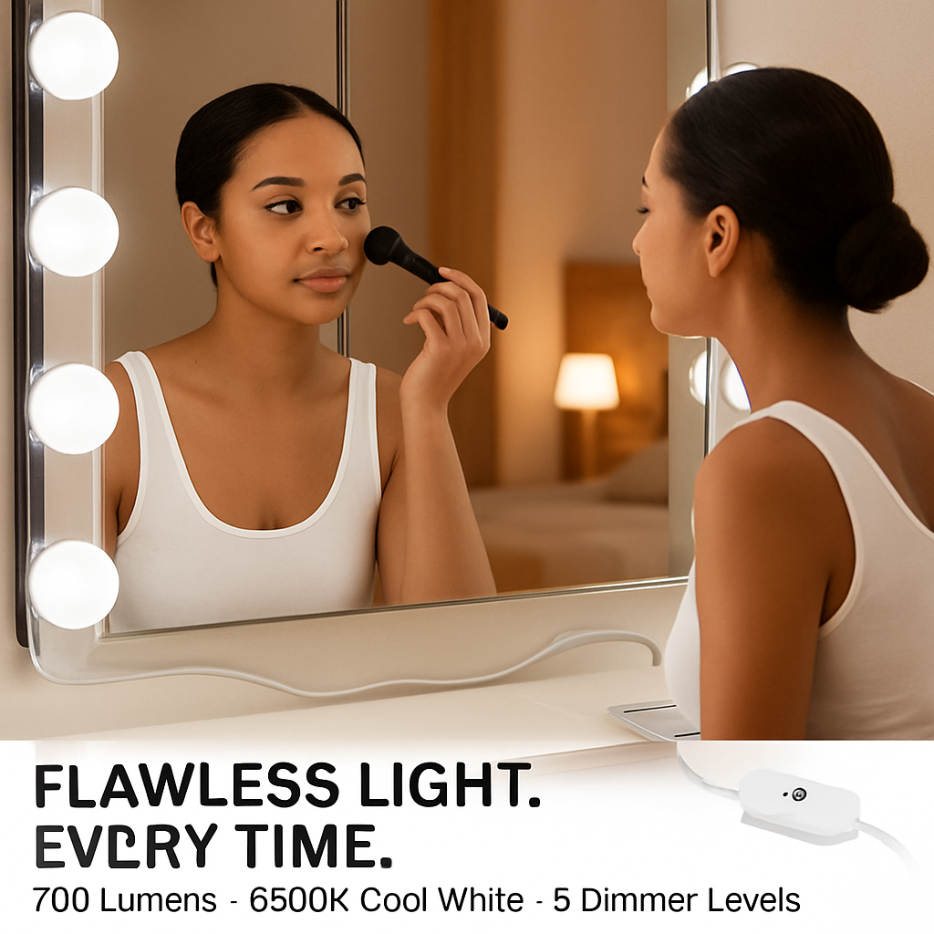 Vanity Mirror Lights Kit for Makeup - Elegant Home Use