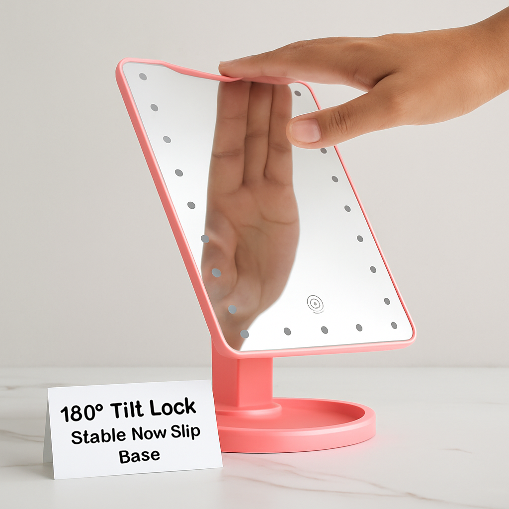 Cosmetic Mirror for Flawless Makeup in Any Lighting