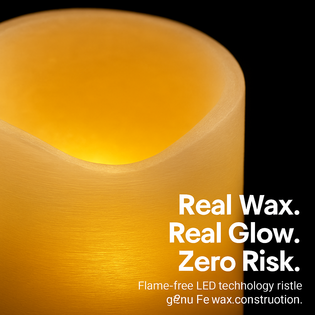 Flameless Candle Set with Remote and Timer