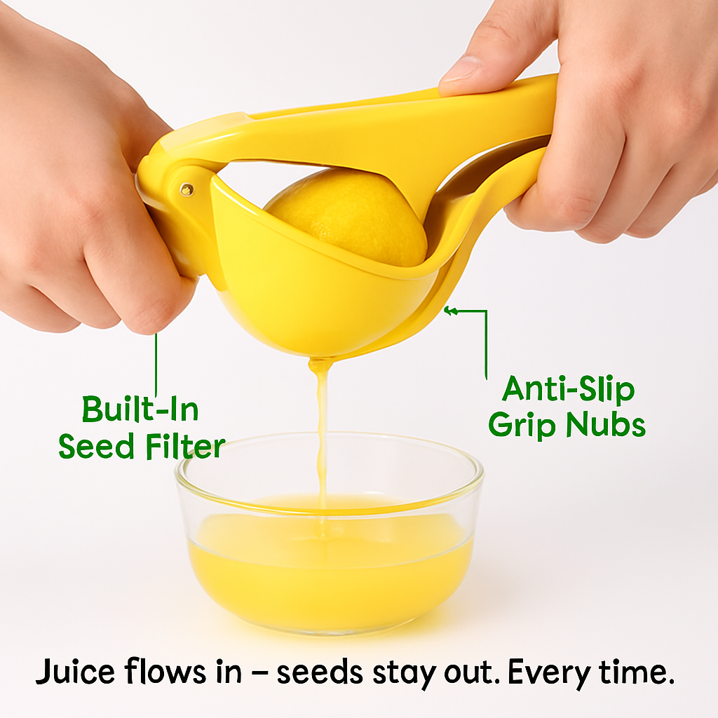 Lemon Squeezer Fold Flat Design 2-Hand Pivot