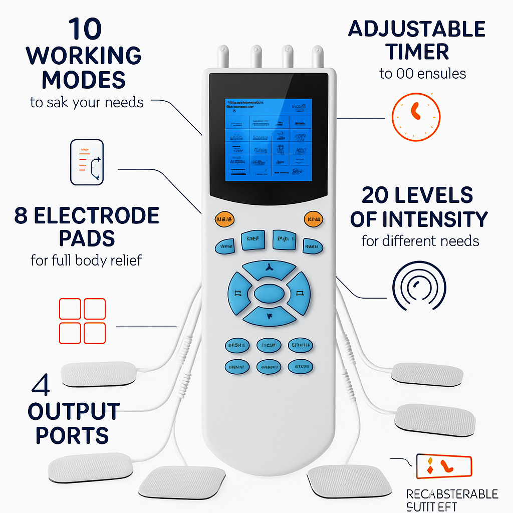 Tens Unit Muscle Stimulator for Pain Relief