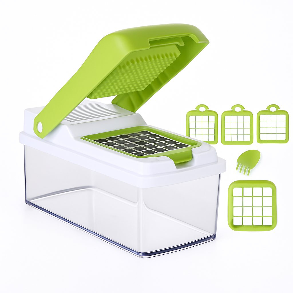 Vegetable Slicer with Interchangeable Blades for Quick Prep