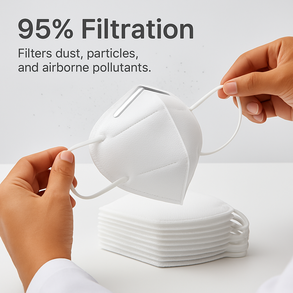 KN95 Mask for Everyday Protection and Comfort Fit