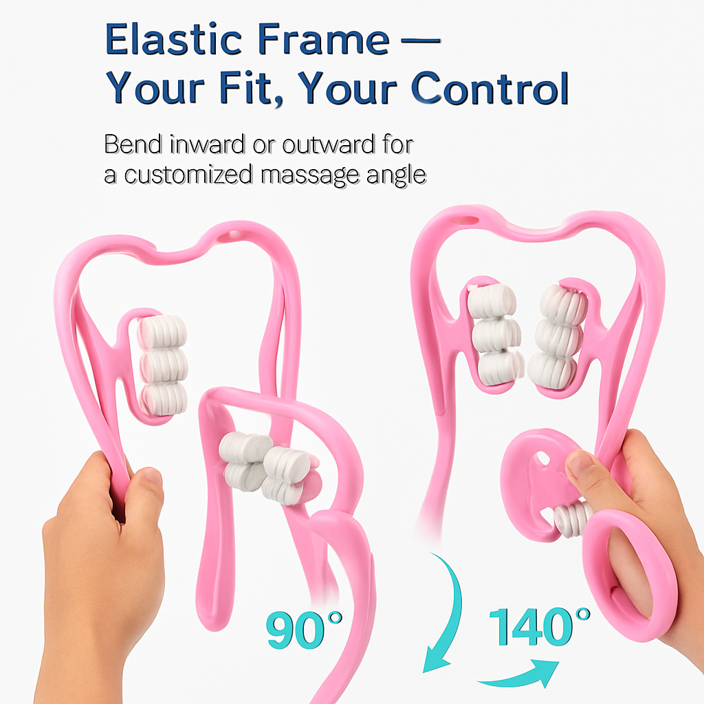 Neck Roller Massager for Targeted Neck & Body Relief