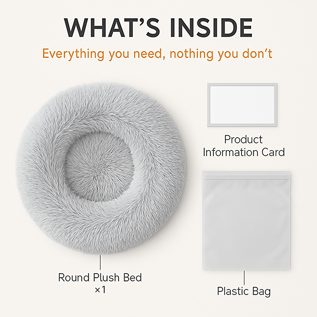 Pet Dog Bed: Warm Plush Nest for Dogs & Cats