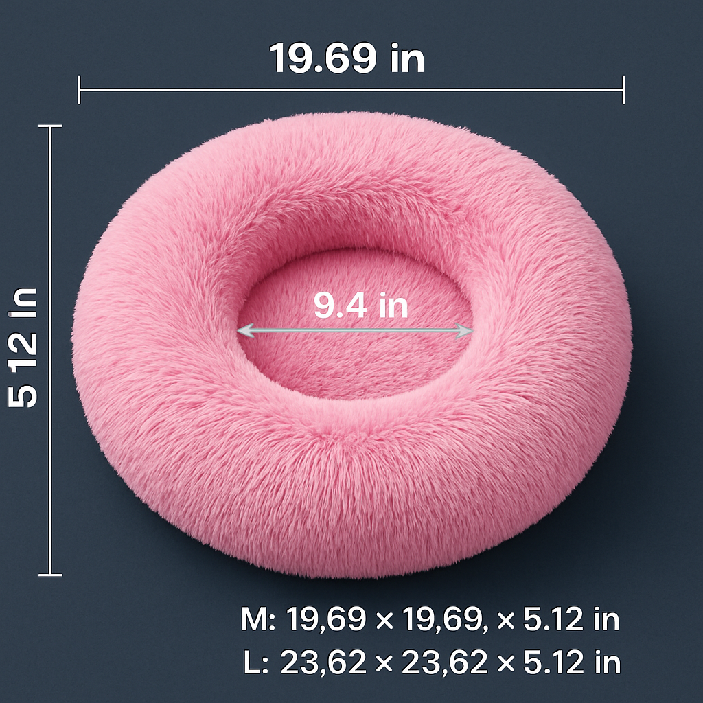 Pet Dog Bed: Warm Plush Nest for Dogs & Cats