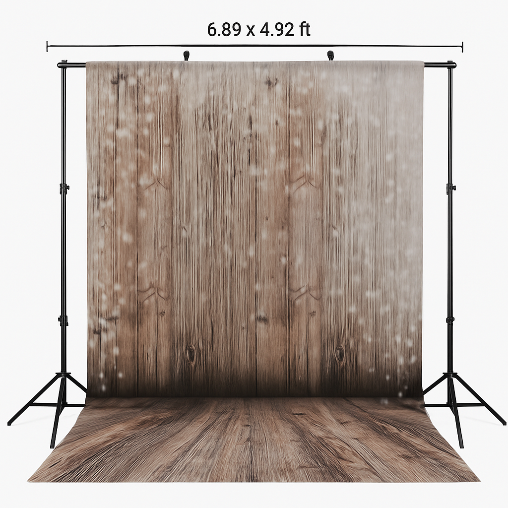 Wooden Floor Photo Backdrop for Studio and Portrait Shoots