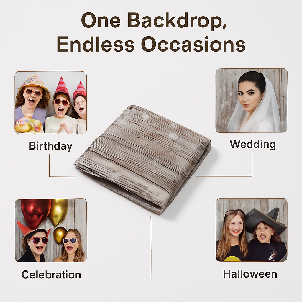 Wooden Floor Photo Backdrop for Studio and Portrait Shoots