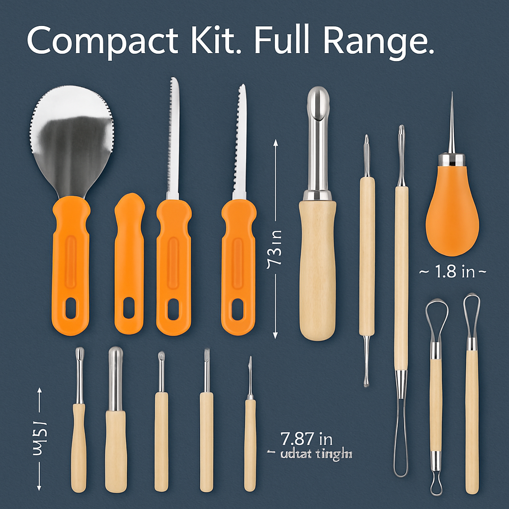 Halloween Pumpkin Carving Kit with All Tools