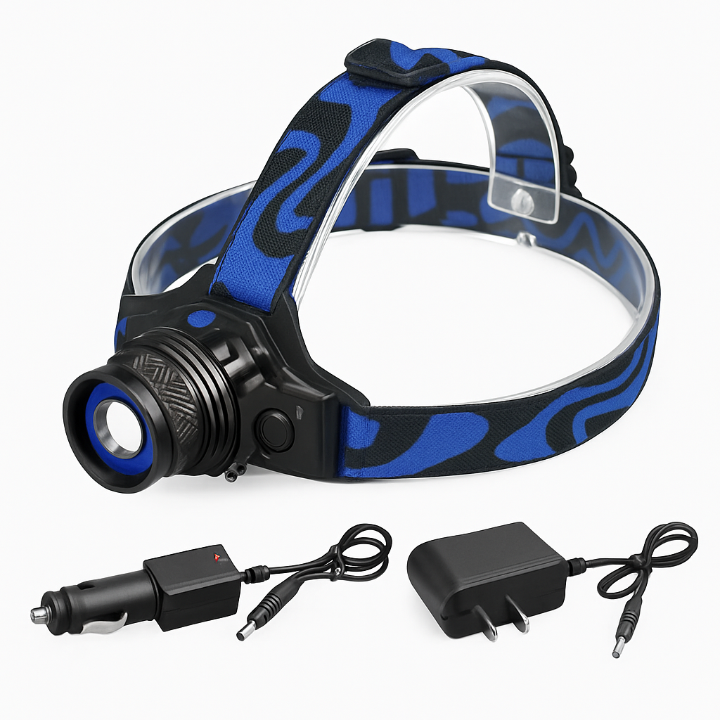 Headlamp with Zoomable Focus for Outdoor Adventures