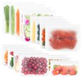 Reusable Food Storage Bags 20pc Set, Leakproof