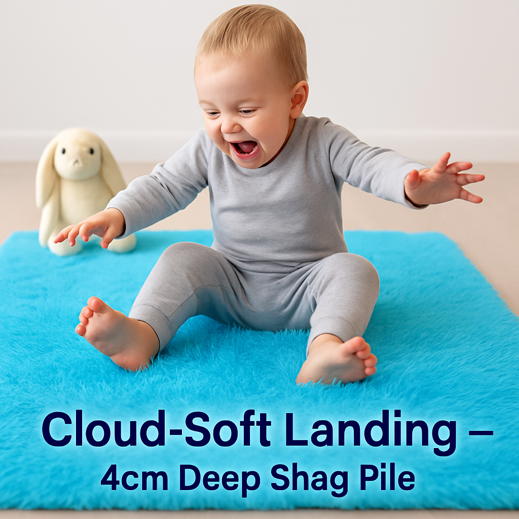 Fluffy Bedroom Rug: Plush Shag for Cozy Floors