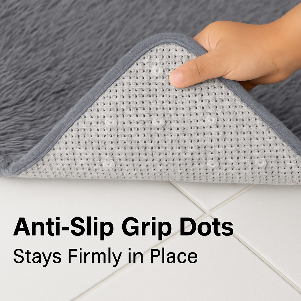 Fluffy Bedroom Rug: Plush Shag for Cozy Floors