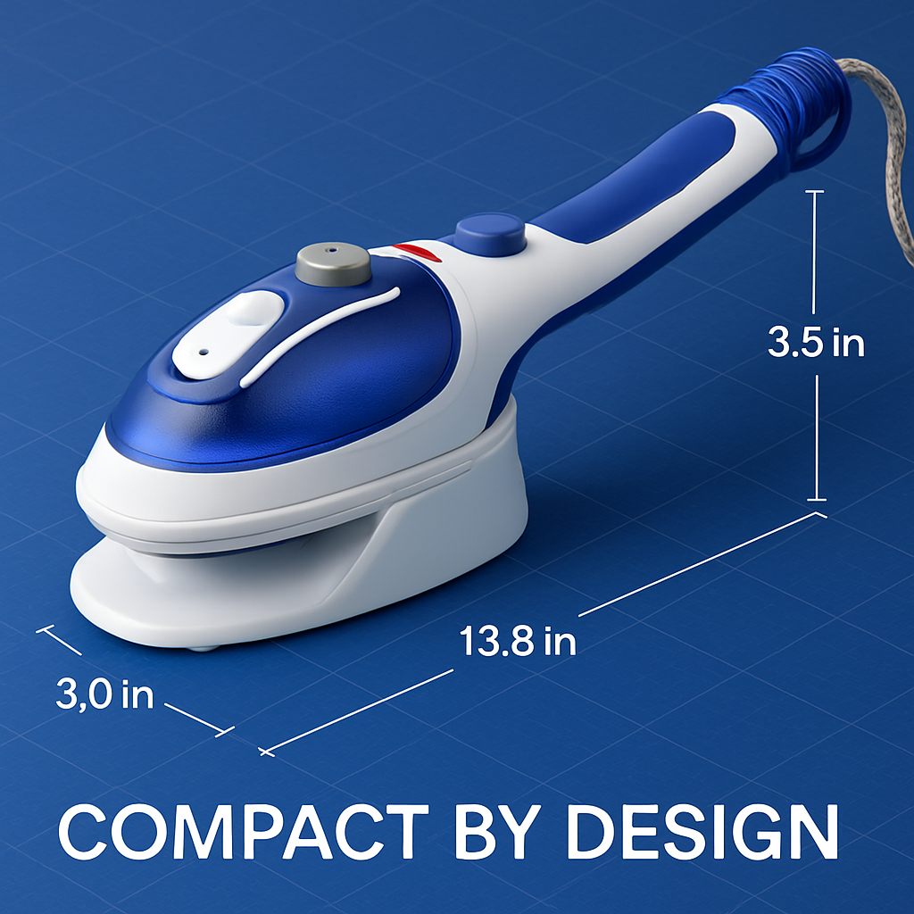 Handheld Garment Steamer with 3-Stage Steam