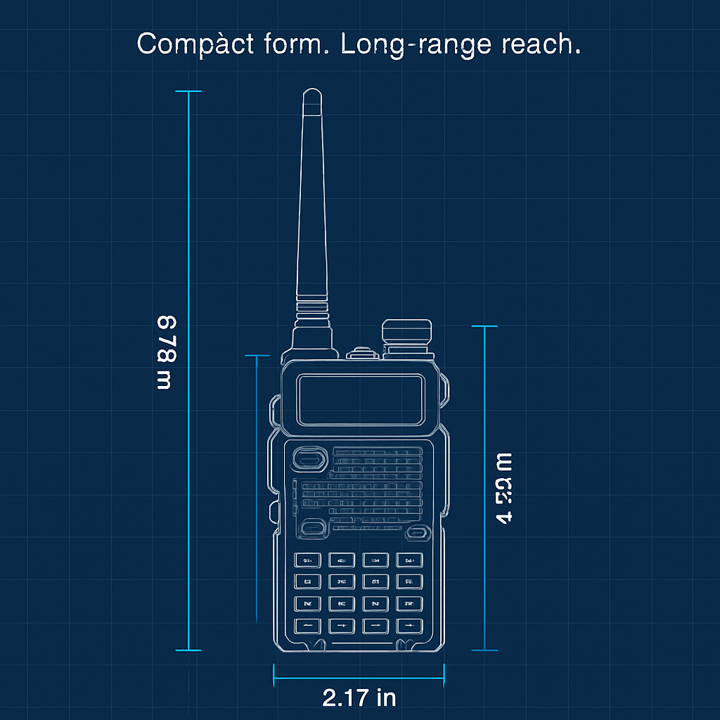 Dual-Band Walkie Talkie for Everyday Use