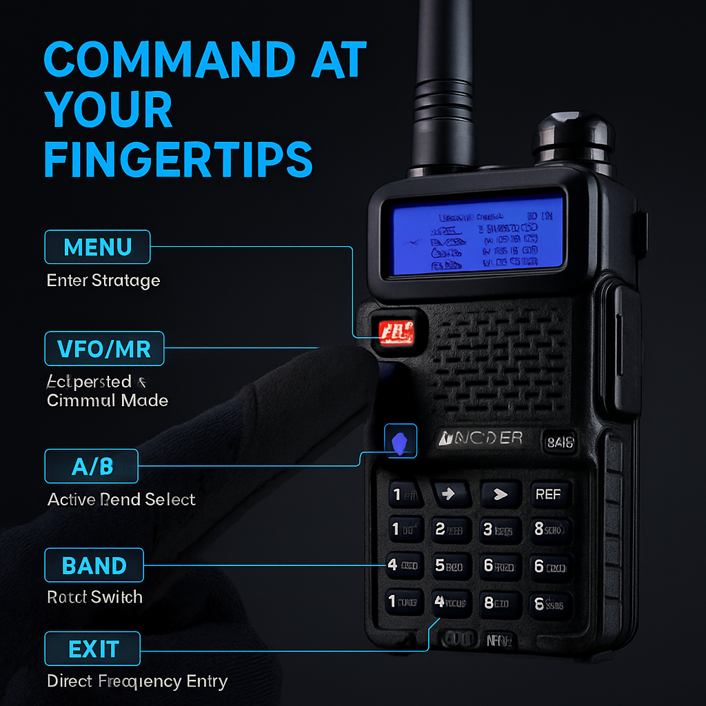 Dual-Band Walkie Talkie for Everyday Use