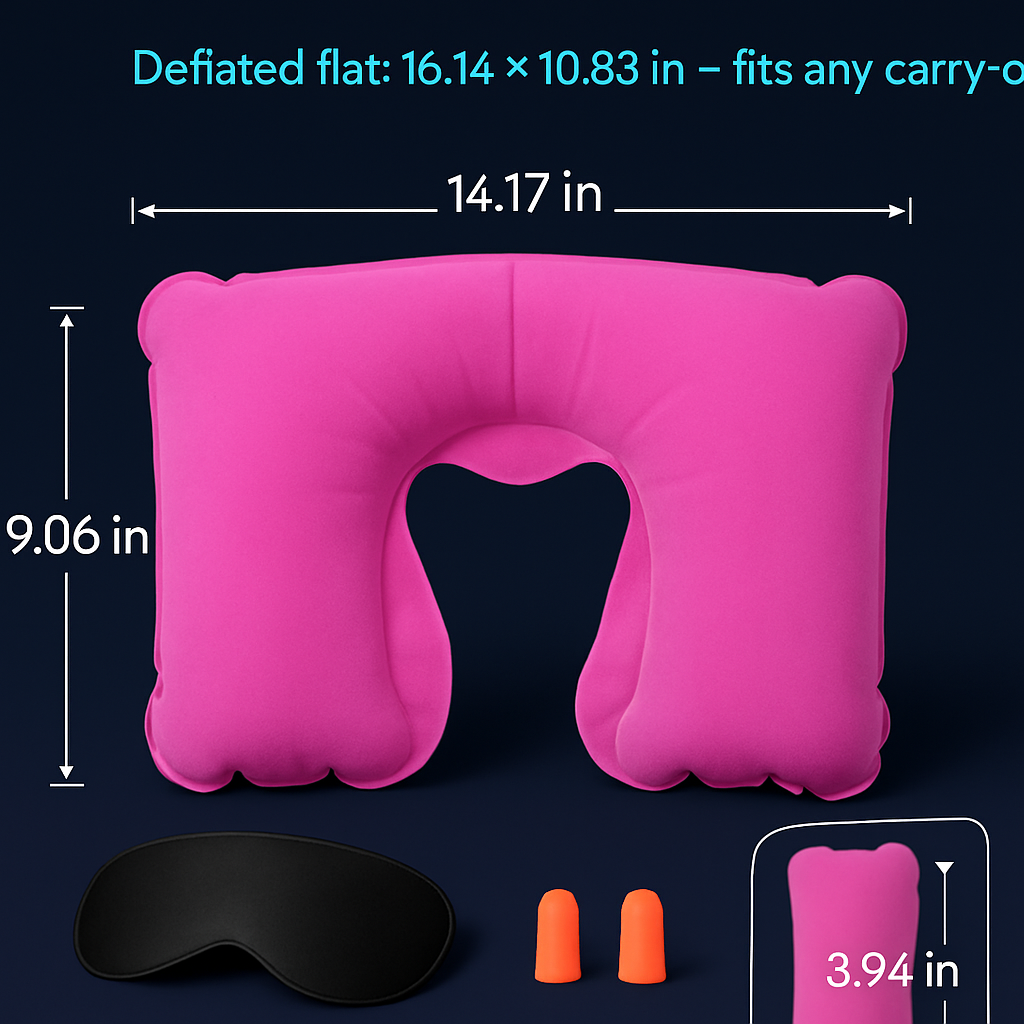 U-Shape Travel Neck Pillow for Comfort on the Go