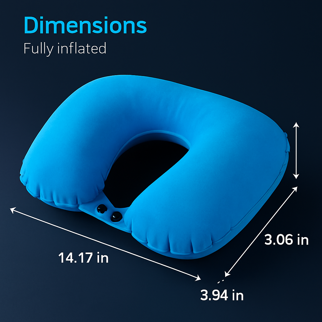 U-Shape Travel Neck Pillow: Packable Comfort