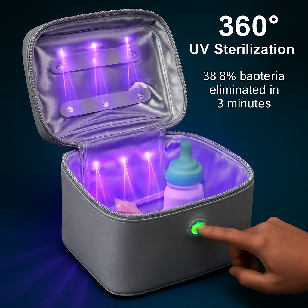 UV Disinfection Bag: Compact Sanitizer for Quick Cleaning