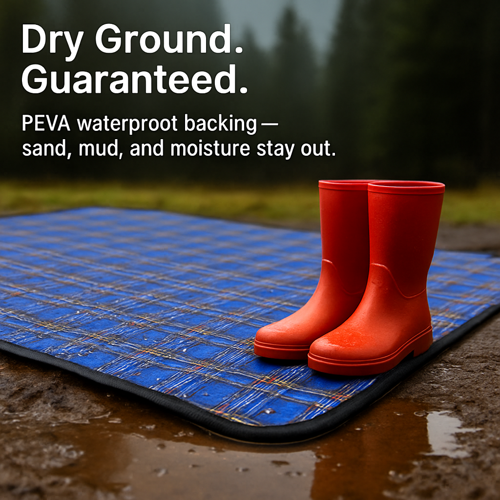 Waterproof Picnic Blanket - Foldable & Easy to Carry