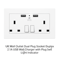 Wall Outlet Charger for UK Power Socket - Multi-Port