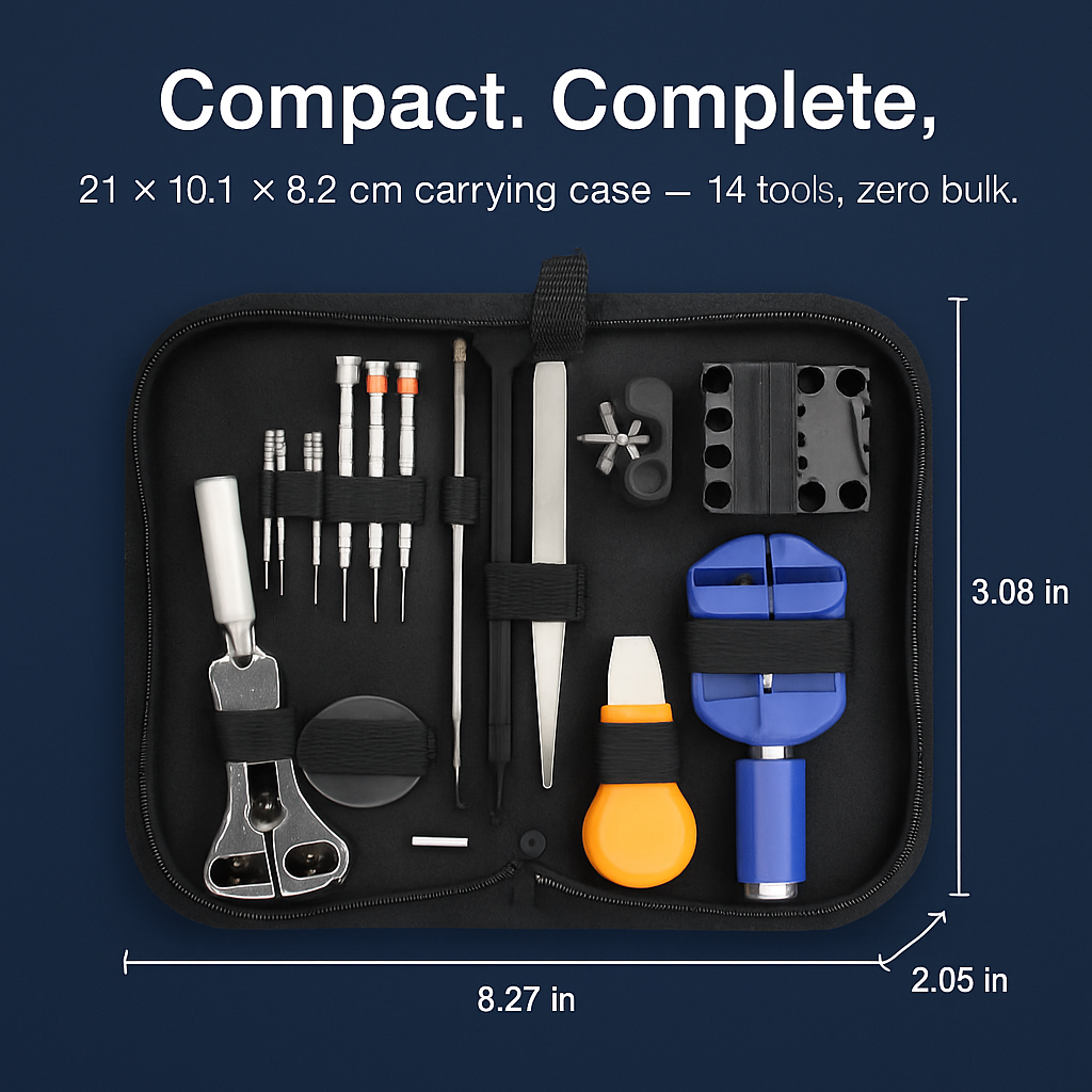 Watch Repair Tool Kit Case Opener & Link Remover