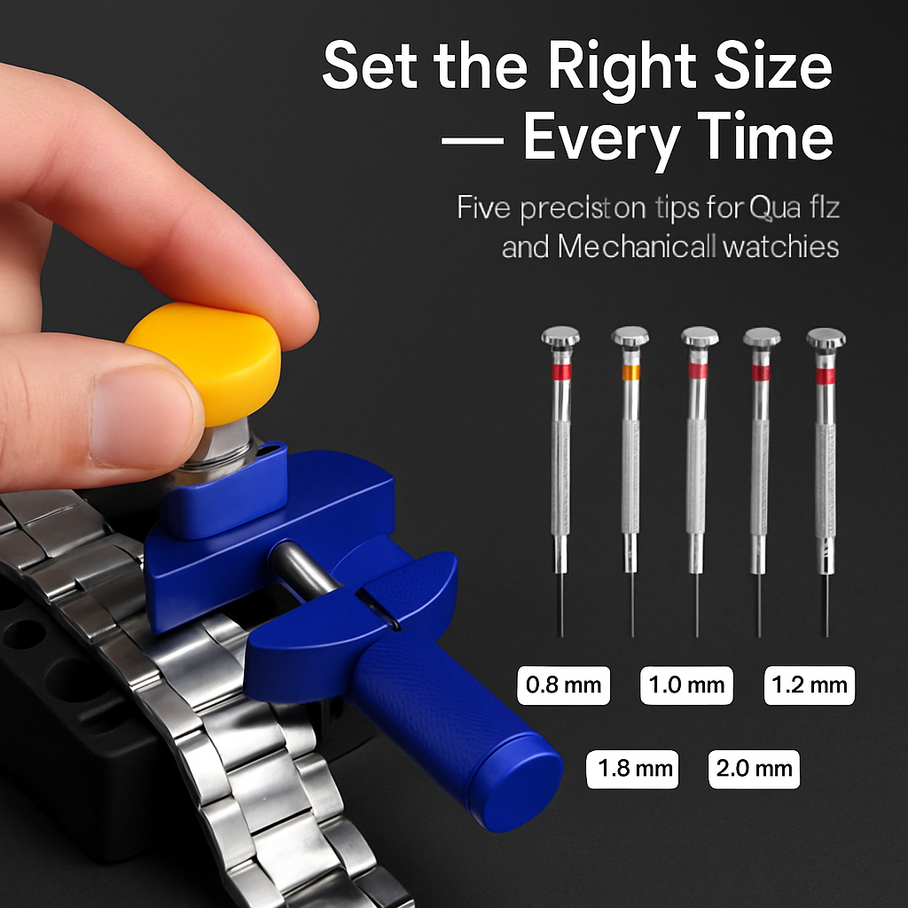 Watch Repair Tool Kit Case Opener & Link Remover